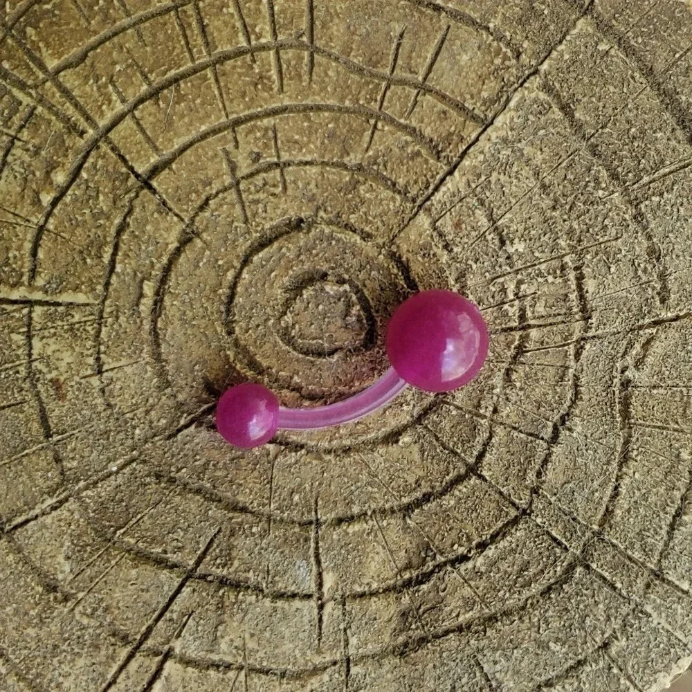 COPY - 16g glow in the dark  belly ring